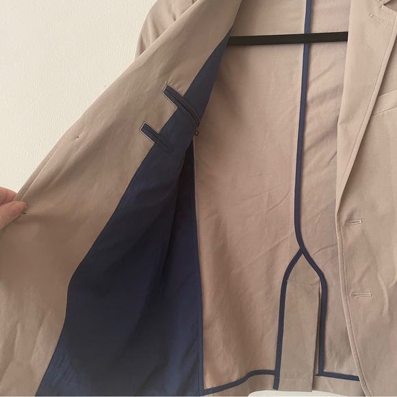 Vineyard Vines OTG On The Go Lightweight Blazer Khaki 2 Button Youth Boys 12 - Picture 6 of 9